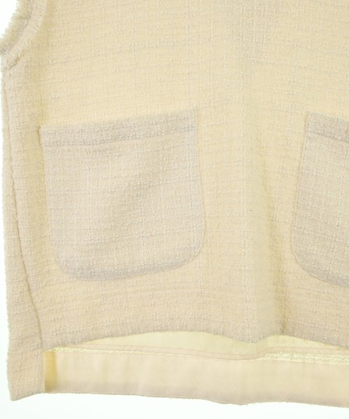 eLLa（エラ）ベスト 白 サイズ:F レディース/2200627943058