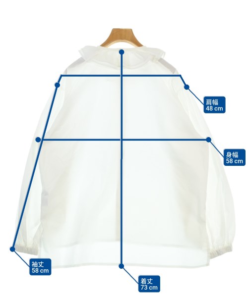 eLLa（エラ）ブラウス 白 サイズ:F レディース/2200672140167