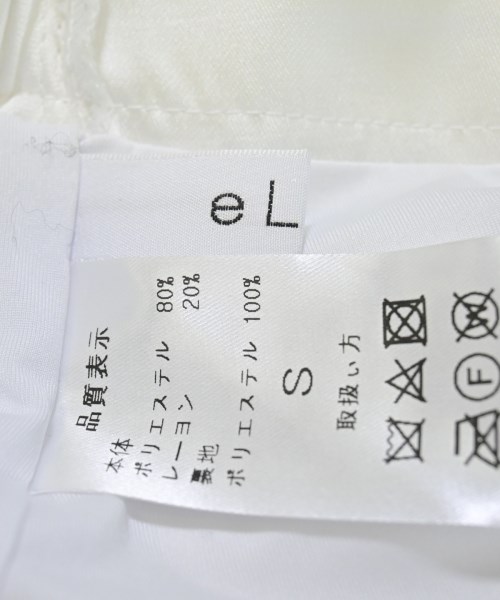 eLLa（エラ）ロング・マキシ丈スカート 白 サイズ:S レディース/2200698226043
