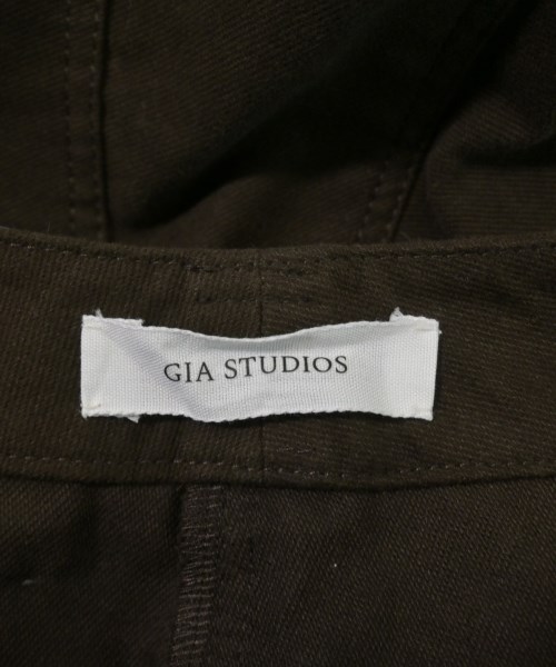 GIA STUDIOS（ジアストゥディオス）デニムパンツ 茶 サイズ:36(XS位) レディース/2200610833052