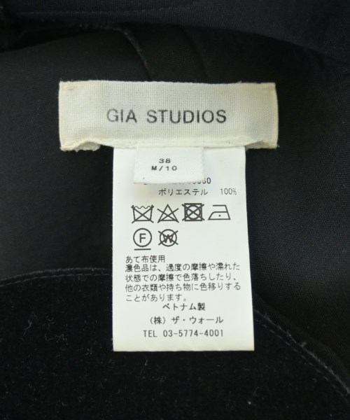 GIA STUDIOS（ジアストゥディオス）ベスト 黒 サイズ:38(S位) レディース/2200633419011