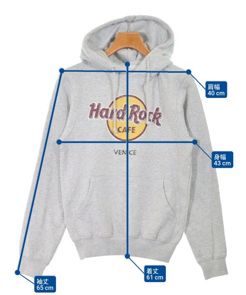 HARD ROCK cafe（ハードロックカフェ）パーカー グレー サイズ:S レディース/2200663226023
