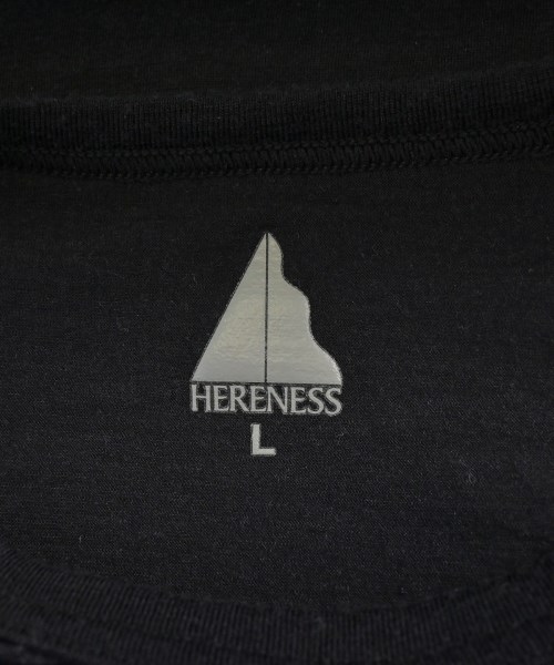 HERENESS（ヒアネス）Tシャツ・カットソー 黒 サイズ:L メンズ/2200634564024