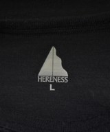 HERENESS（ヒアネス）Tシャツ・カットソー 黒 サイズ:L メンズ/2200634564024