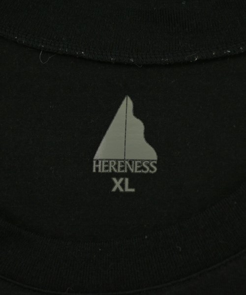 HERENESS（ヒアネス）Tシャツ・カットソー 黒 サイズ:XL メンズ/2200685498057