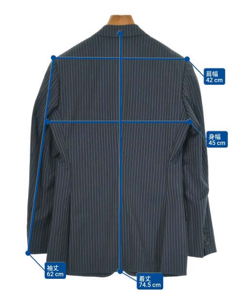 HUNTSMAN（ハンツマン）ビジネス 紺 サイズ:44(S位)/-(S位) メンズ/2200620272032