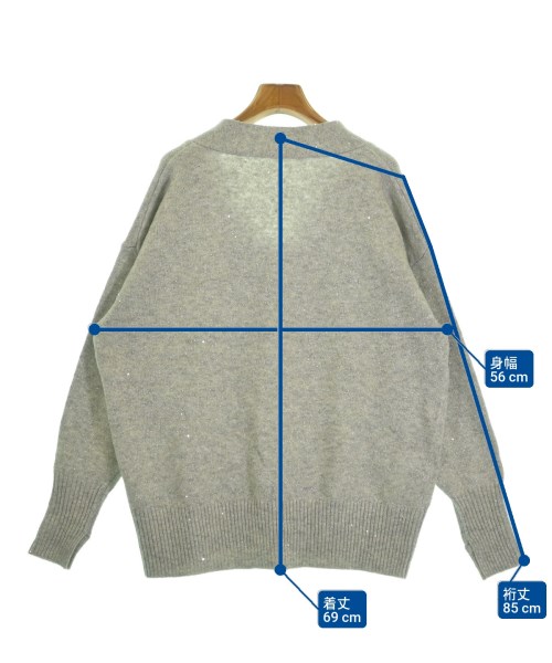 INED CLARO（イネドクラロ）ニット・セーター グレー サイズ:F レディース/2200625924080