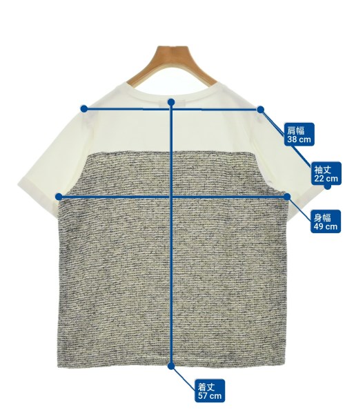 INED CLARO（イネドクラロ）Tシャツ・カットソー 白 サイズ:F レディース/2200634732522