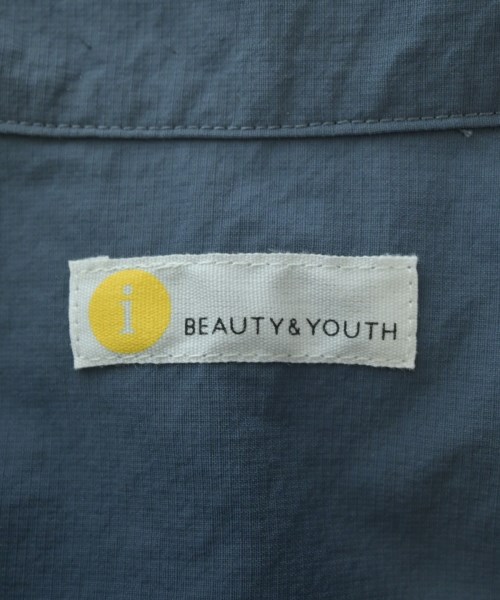 info. BEAUTY&YOUTH（インフォビューティーアンドユース）カジュアルシャツ 青 サイズ:M メンズ/2200682716048
