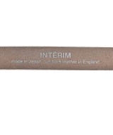 INTERIM（インテリム）ベルト 黒 サイズ:- メンズ/2200639972077