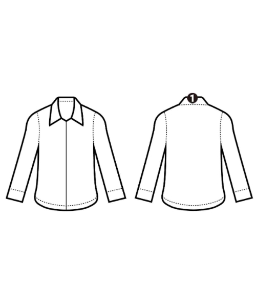 INTERIM（インテリム）カジュアルシャツ 白 サイズ:F メンズ/2200618900152