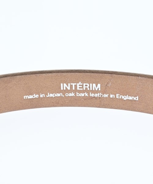 INTERIM（インテリム）ベルト 黒 サイズ:- メンズ/2200658168215