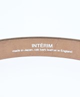INTERIM（インテリム）ベルト 黒 サイズ:- メンズ/2200658168215
