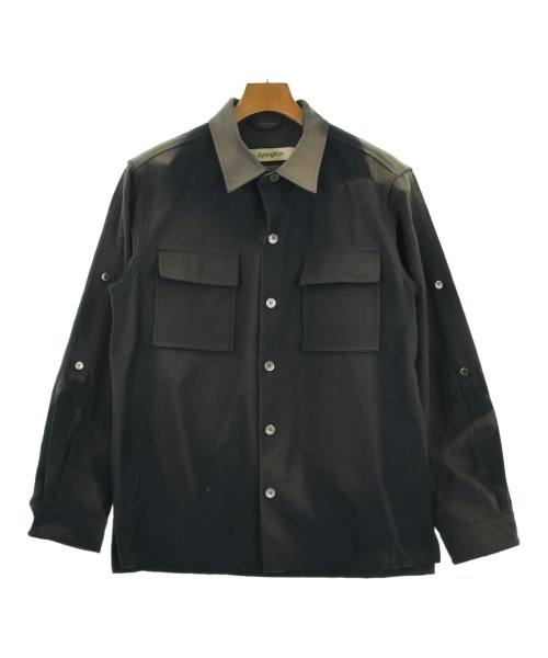 JiyongKim(ジヨンキム)カジュアルシャツ 黒 サイズ:S/2200632613021