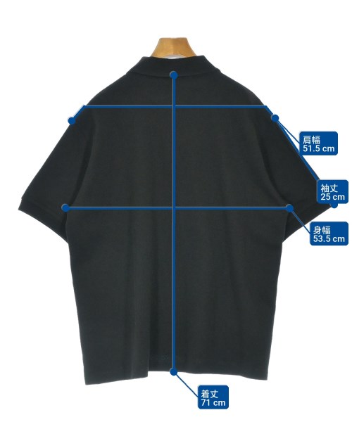 JiyongKim（ジヨンキム）ポロシャツ 黒 サイズ:L メンズ/2200732194048