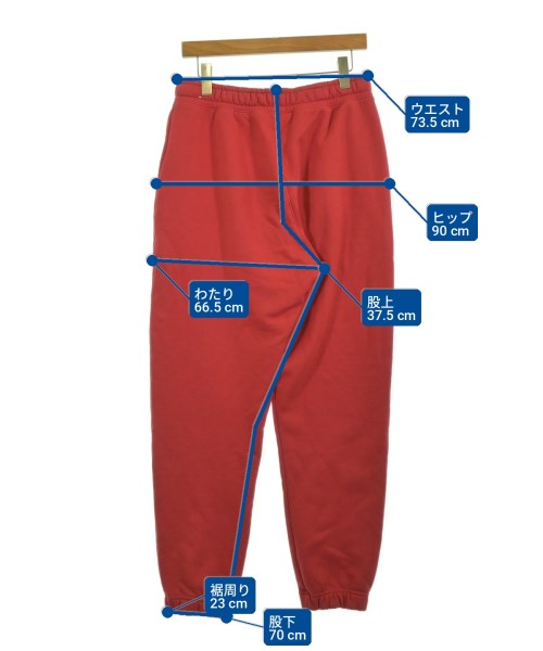 JORDAN BRAND（ジョーダンブランド）スウェットパンツ 赤 サイズ:L メンズ/2200727297051