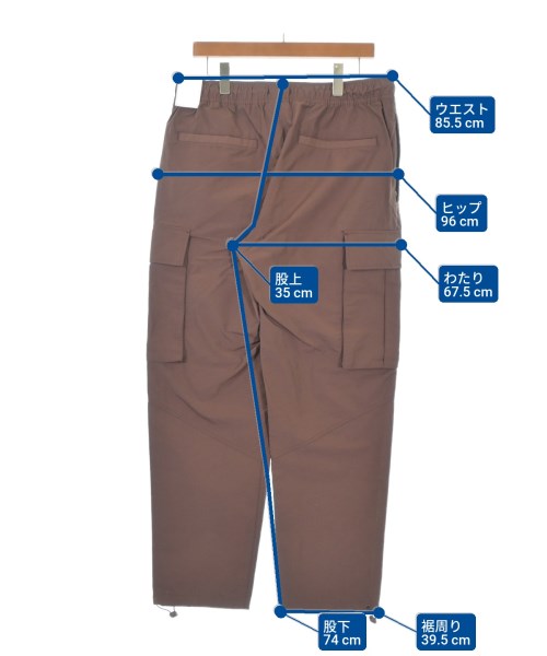 JORDAN BRAND（ジョーダンブランド）カーゴパンツ 茶 サイズ:XL メンズ/2200693302049