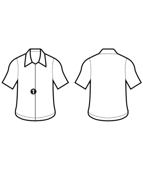 LAPEREAU yoshie inaba（ラプローヨシエイナバ）カジュアルシャツ 白 サイズ:36(XS位) レディース/2200667285033