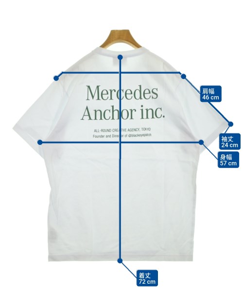 MERCEDES ANCHOR INC.（メルセデスアンカーインク）Tシャツ・カットソー 白 サイズ:L メンズ/2200627938023