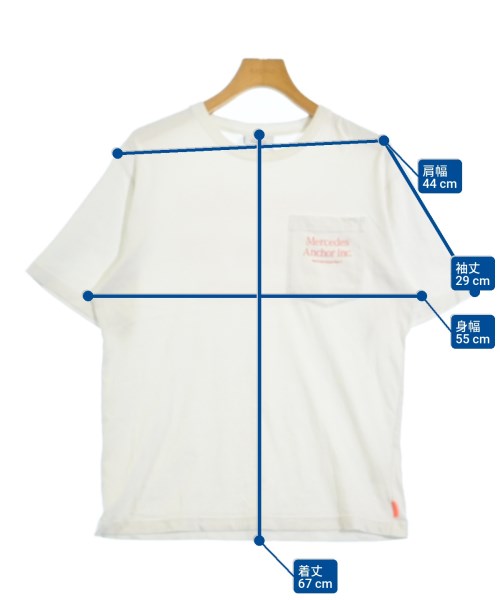 MERCEDES ANCHOR INC.（メルセデスアンカーインク）Tシャツ・カットソー 白 サイズ:M メンズ/2200697761385