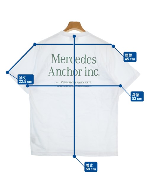 MERCEDES ANCHOR INC.（メルセデスアンカーインク）Tシャツ・カットソー 白 サイズ:M メンズ/2200661886083