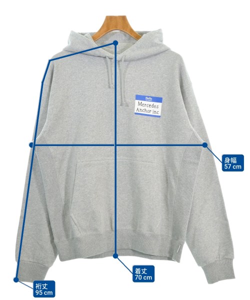 MERCEDES ANCHOR INC.（メルセデスアンカーインク）パーカー グレー サイズ:M メンズ/2200670214181