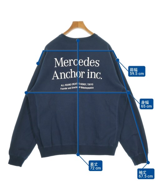 MERCEDES ANCHOR INC.（メルセデスアンカーインク）スウェット 紺 サイズ:XL メンズ/2200724536023