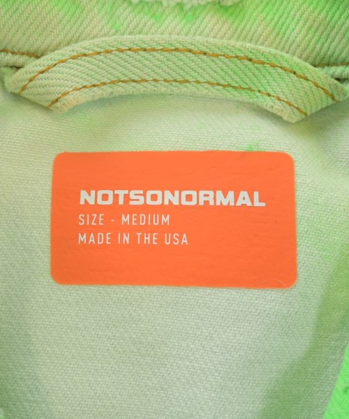 NOTSONORMAL（ノットソーノーマル）デニムジャケット 緑 サイズ:M メンズ/2200684388014
