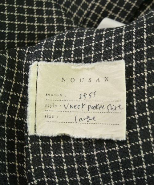 NOUSAN（ノウザン）カジュアルシャツ 黒 サイズ:L メンズ/2200677931104