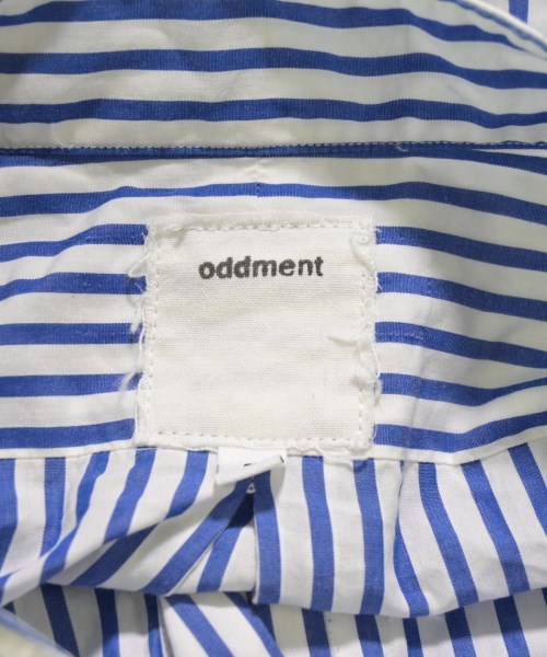 ODDMENT（オッドメント）カジュアルシャツ 白 サイズ:F メンズ/2200608171050