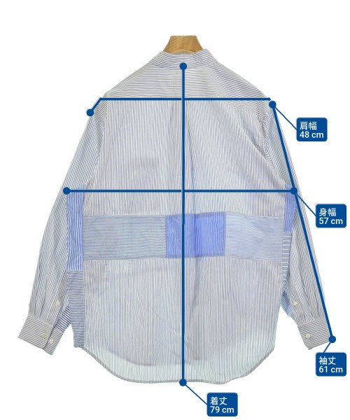 ODDMENT（オッドメント）カジュアルシャツ 白 サイズ:F メンズ/2200659791092