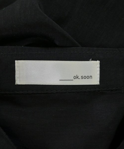 ok.soon（オクスン）カジュアルシャツ 黒 サイズ:F レディース/2200621020106