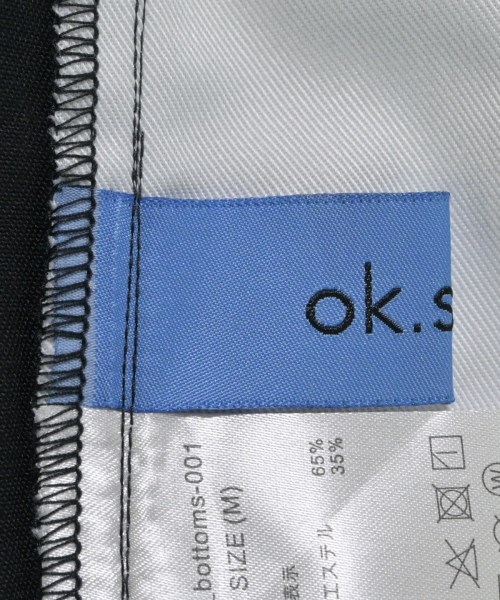 ok.soon（オクスン）チノパン 黒 サイズ:M レディース/2200690704068