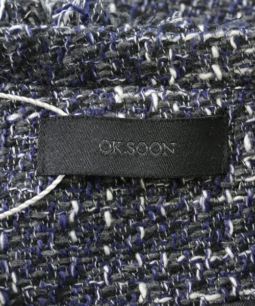 ok.soon（オクスン）ノーカラージャケット グレー サイズ:1(S位) レディース/2200701934033