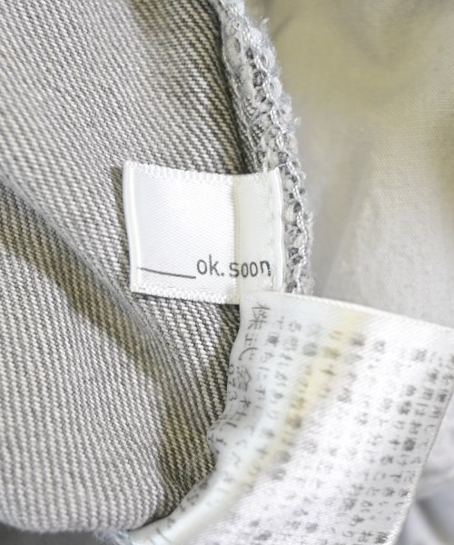 ok.soon（オクスン）デニムパンツ グレー サイズ:L レディース