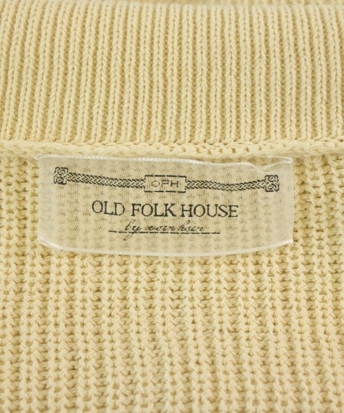 OLD FOLK HOUSE（オールドフォークハウス）ニット・セーター ベージュ サイズ:4(XL位) メンズ/2200676365047
