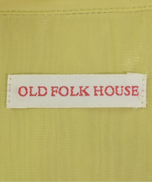 OLD FOLK HOUSE（オールドフォークハウス）カジュアルシャツ 黄 サイズ:2(XL位) メンズ/2200660236087