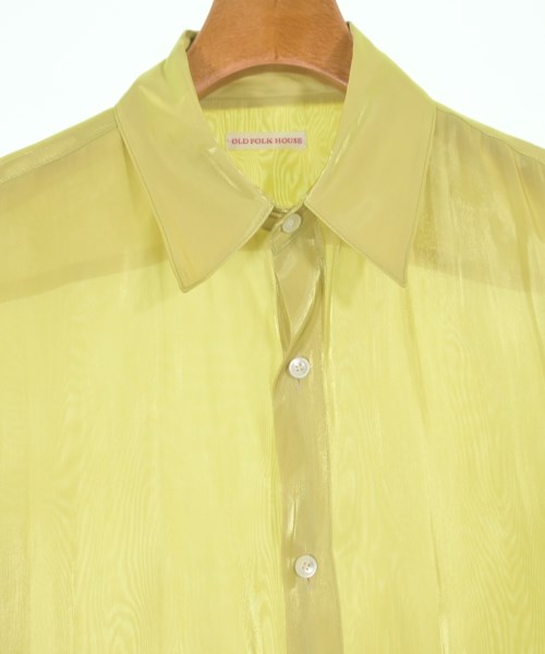 OLD FOLK HOUSE（オールドフォークハウス）カジュアルシャツ 黄 サイズ:2(XL位) メンズ/2200660236087