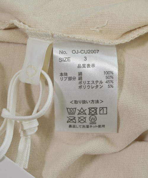 ooju（オージュ）Tシャツ・カットソー ベージュ サイズ:3(L位) レディース/2200644753869