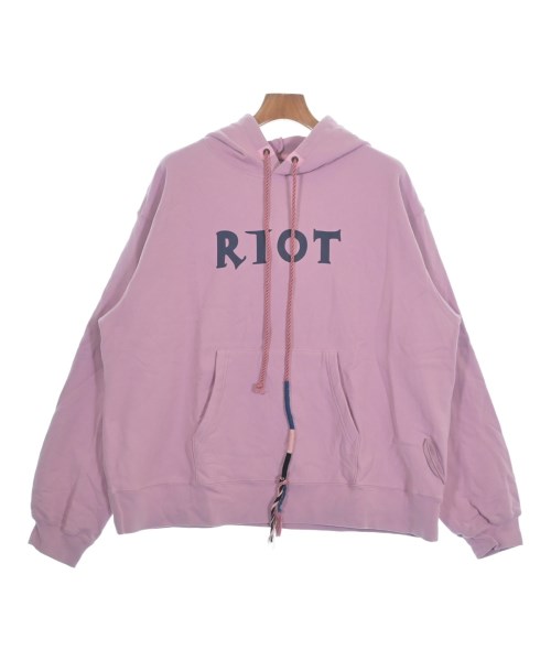 RIOT FACETASM(ライオットファセッタズム)パーカー ピンク サイズ:M/2200654354063
