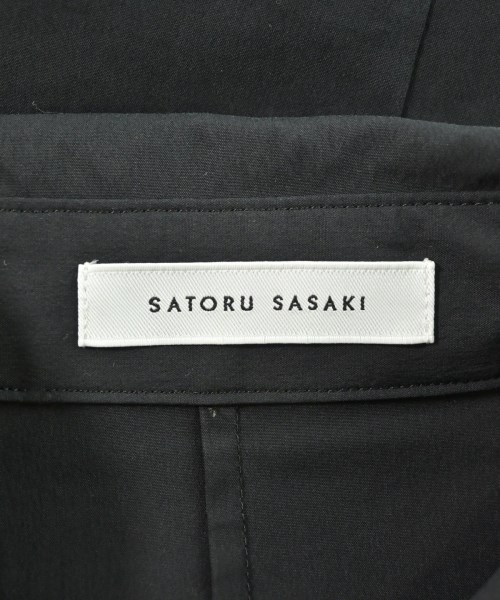 SATORU SASAKI（サトルササキ）シャツワンピース 黒 サイズ:2(M位) レディース/2200616998052
