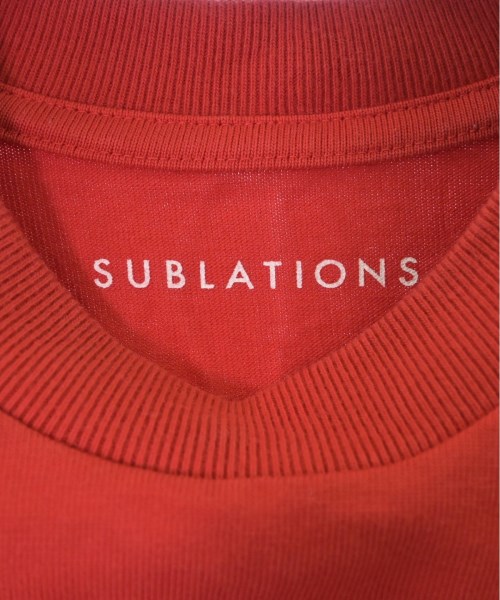 SUBLATIONS（サブレーションズ）Tシャツ・カットソー 赤 サイズ:2(M位) メンズ/2200478844016