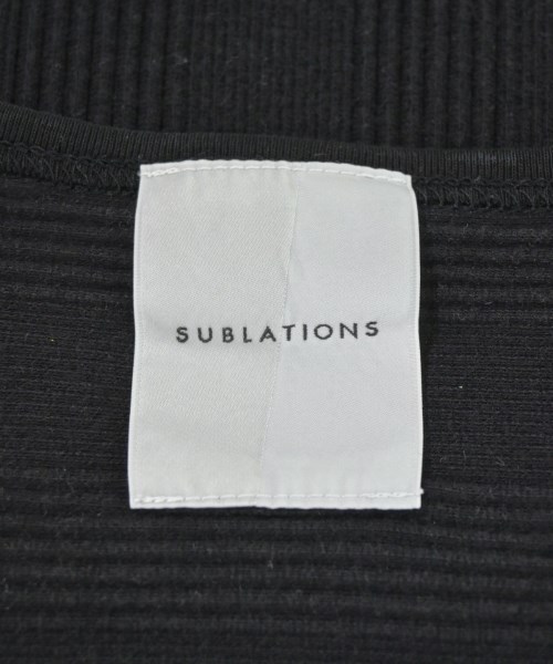 SUBLATIONS（サブレーションズ）Tシャツ・カットソー 黒 サイズ:F メンズ/2200678694039