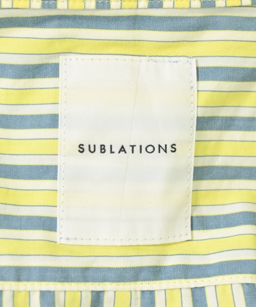SUBLATIONS（サブレーションズ）ブルゾン 黄 サイズ:1(S位) メンズ/2200690242232