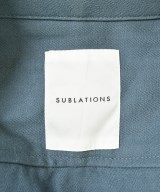 SUBLATIONS（サブレーションズ）ステンカラーコート 青 サイズ:1(S位) メンズ/2200690242256