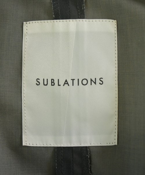 SUBLATIONS（サブレーションズ）トレンチコート グレー サイズ:2(M位) メンズ/2200730357025