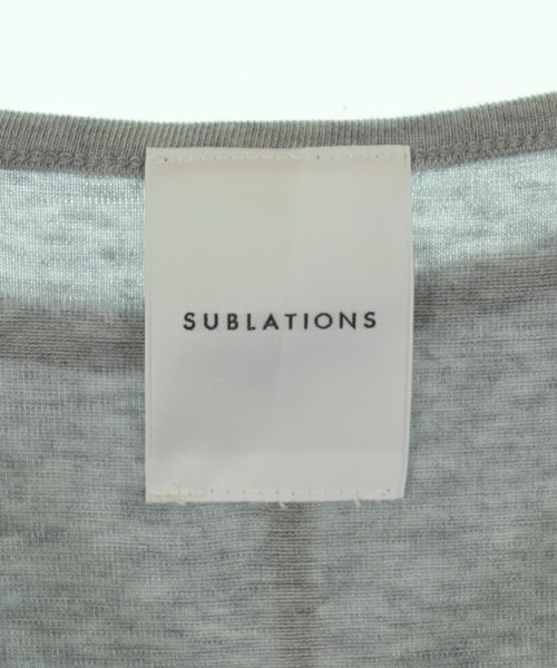 SUBLATIONS（サブレーションズ）Tシャツ・カットソー グレー サイズ:F メンズ/2200730357100