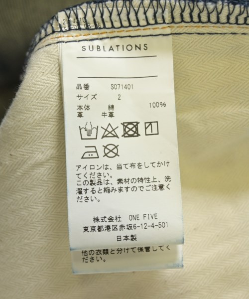 SUBLATIONS（サブレーションズ）デニムパンツ 紺 サイズ:2(M位) メンズ/2200725208066