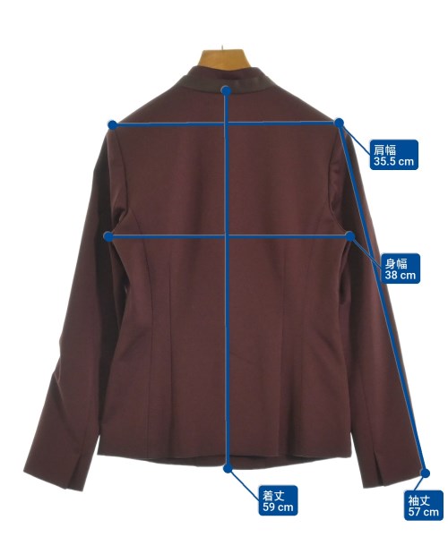 SUIT CLOSET（スーツクロセット）カジュアルジャケット 赤 サイズ:36(S位) レディース/2200672264061