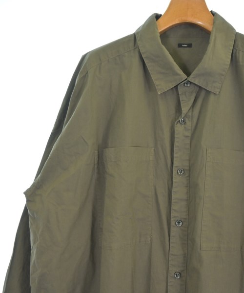 TISSU（ティシュ）シャツワンピース カーキ サイズ:F レディース/2200618141074